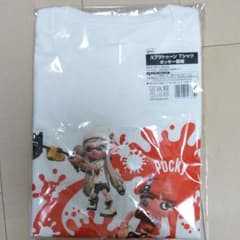 スプラトゥーン　Tシャツ　ポッキー極細　白のサムネイル