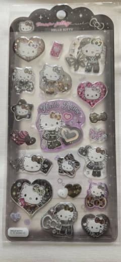 あ*め様 【正規品】ドロップジェリーシール　サンリオ　ハローキティ　ヒョウ柄　平のサムネイル