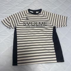SVOLME ボーダー プラクティスシャツのサムネイル