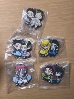 Demon Slayer: Kimetsu no Yaiba Character Bancho Rubber Mascot, Thirteenth Form: Infinity Castle Arc, Set of 5