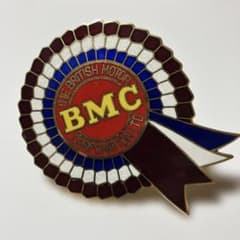 BMC グリルバッジ　MINI 英国　ロゼット型 BMC グリルバッジ MINI 英国 ロゼット型 | Mercari