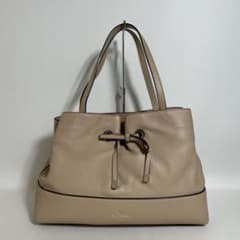 2605-22｜美品｜ケイトスペード トートバッグ レザー ベージュ - メルカリ