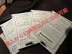 【12時間以内発送可】東京ディズニーランド シー 優先入場整理券 4枚のサムネイル