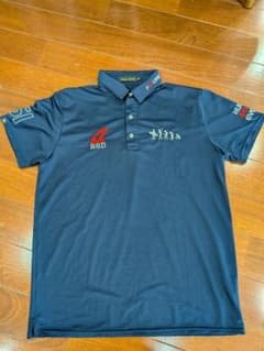 ラフ アンド スウェル 半袖 ポロシャツ 紺 ROUGH AND SWELL - メルカリ