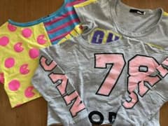 ミルキー様専用 ショート丈カットソーセットのサムネイル