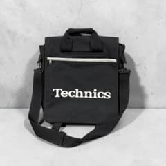 希少 Technicsテクニクスレコードバッグ ブラック バイナルショルダー