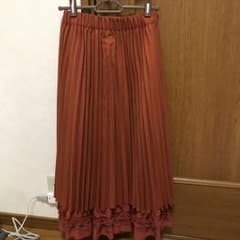 チュールスカート ロングスカート プリーツスカートのサムネイル
