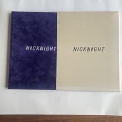 NICKNIGHTニックナイト写真集 1994年初版 ベロア表装 ヨウジ