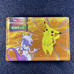 ピカチュウ トップサン No.025 キラ 裏緑 ミュウツー - メルカリ