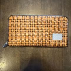 GARNI 編み込みデザイン 長財布 - メルカリ