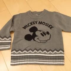 90☆ミッキー ニット セーターのサムネイル