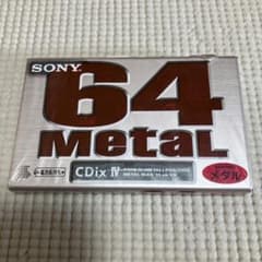 Thumbnail of SONY CDix IV メタルカセットテープ 64