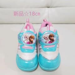 アナ雪　靴 18cm アナと雪の女王　キッズ　スニーカー　新品のサムネイル