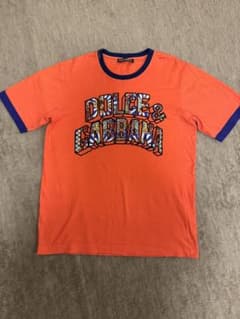 DOLCE & GABBANA オレンジ Tシャツ 48