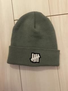 オ*ィ様 \明日まで値下げ/UNDEFEATED ニット帽 オリーブグリーンのサムネイル