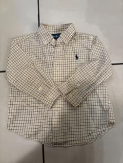 Ralph Lauren チェック柄長袖シャツ 90cmのサムネイル