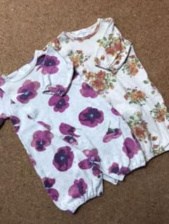 ④ HAKKA BABY長袖　2wayカバーオール　2枚のサムネイル