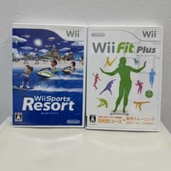 Wii Sports Resort & Wii Fit Plus 2本セットのサムネイル