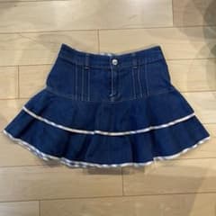 BURBERRY デニムフリルスカート 140Aのサムネイル