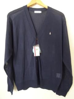 新品★未使用　春物　ハッシュパピー　カーディガン　ネイビー　M