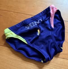 ジャンク】SPEEDO アクアスペック ネイビー S ライフセーバー 競パン
