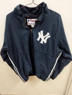 Majestic MLB ニューヨークヤンキース プルオーバー ジャケット Mのサムネイル