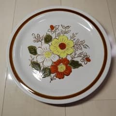 Old Brookコレクション⭐ 花柄ストーンウェア皿 - メルカリ