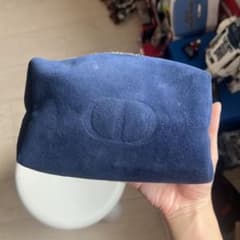 Dior スエード ポーチ ネイビーのサムネイル
