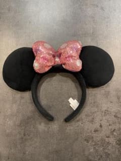ディズニー　ミニーカチューシャ　スパンコールのサムネイル