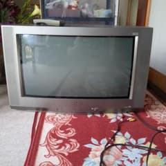 動作確認済 三菱 28型 ブラウン管カラーテレビ 28W-BF11 リモコン付き