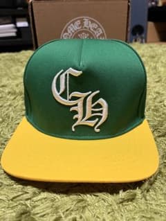 確実正規CHROME HEARTS ベースボールキャップ 緑/黄 新品 - メルカリ