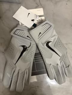 NIKE バッティンググローブ 両手用 グレー　サイズMのサムネイル