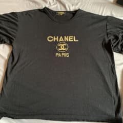 CHANEL ロゴ刺繍 Tシャツ ブラックのサムネイル