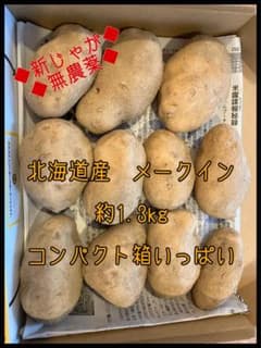 【北海道産】メークイン　無農薬栽培　新じゃがのサムネイル