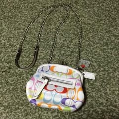 やっせんぼうさん専用★COACH ショルダーがまぐちのサムネイル