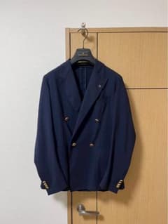 TAGLIATORE ネイビー ダブルブレスト テーラードジャケットのサムネイル