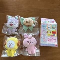 BT21 Fuwa Fuwa Mascot 4 마스코트 4종 세트