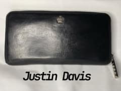 Justin Davis ラウンドファスナー長財布 ブラックのサムネイル