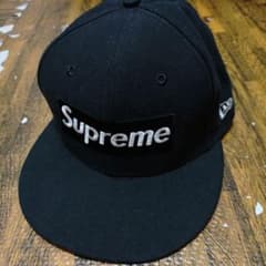 Supreme 59FIFTY キャップ 黒 7 1/4のサムネイル