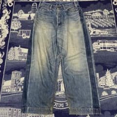 BRU NA BOINNE ブルーナボイン　ワイド　デニムパンツ　てんとうむし