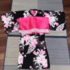 女の子　浴衣　130　セットアップ　Bee 韓国子供服のサムネイル
