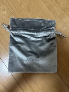【新品・未使用】リファ Refa ベロア巾着 Sサイズ グレー 灰色のサムネイル