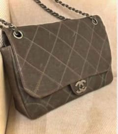 超希少・廃盤】CHANELワイルドステッチチェーンショルダー BEシルバー 