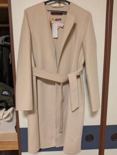 【最終値下げ】MaxMara STUDIO ロングコート ベージュ 40のサムネイル