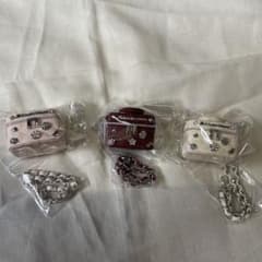 JILLSTUARTミニバッグ3点セット（ピンク・茶・クリーム）のサムネイル