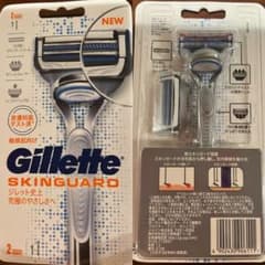 ジレット スキンガード マニュアルホルダー 替刃２個付のサムネイル