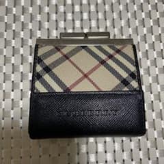BURBERRY ノバチェック がま口 コインケース 小銭入れ - メルカリ