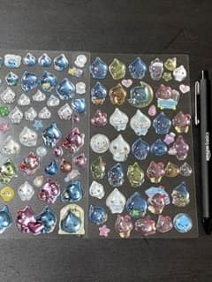 【即日発送】しずくちゃん ボンボンドロップシール シール帳 おすそ分け 2シートのサムネイル
