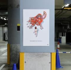 大友克洋 攻殻機動隊 トリビュートイラスト ポスター&ポストカード