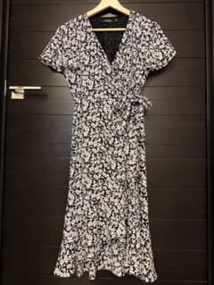 LAUREN RALPH LAUREN 花柄 ラップワンピース 00 - メルカリ